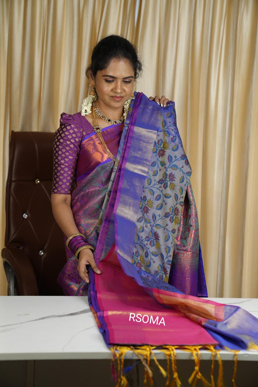 Semi silk saree ❌