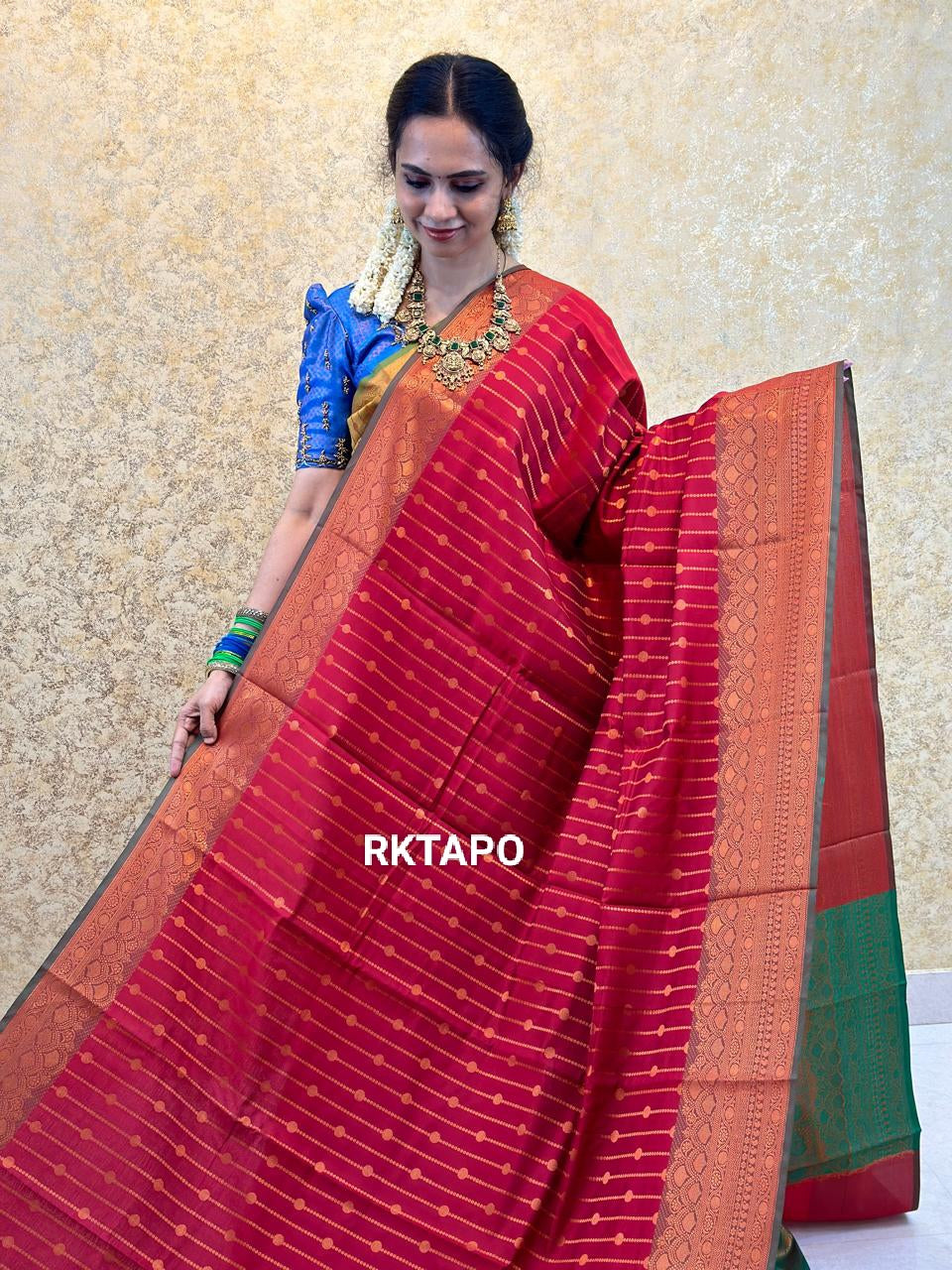 Semi soft silk saree 🥳