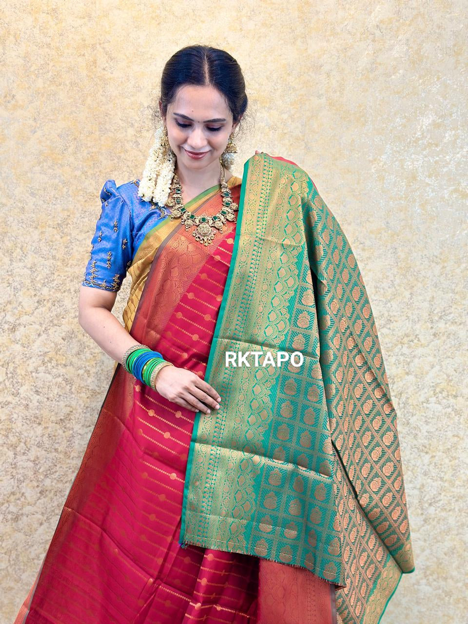 Semi soft silk saree 🥳
