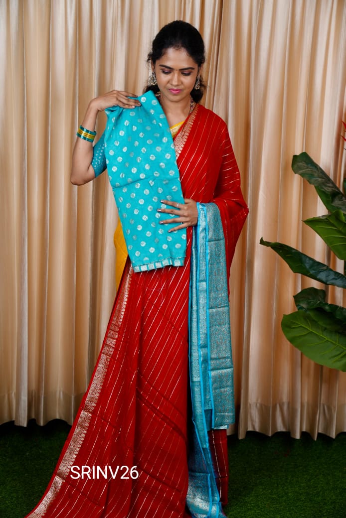 Georgette saree 🥳