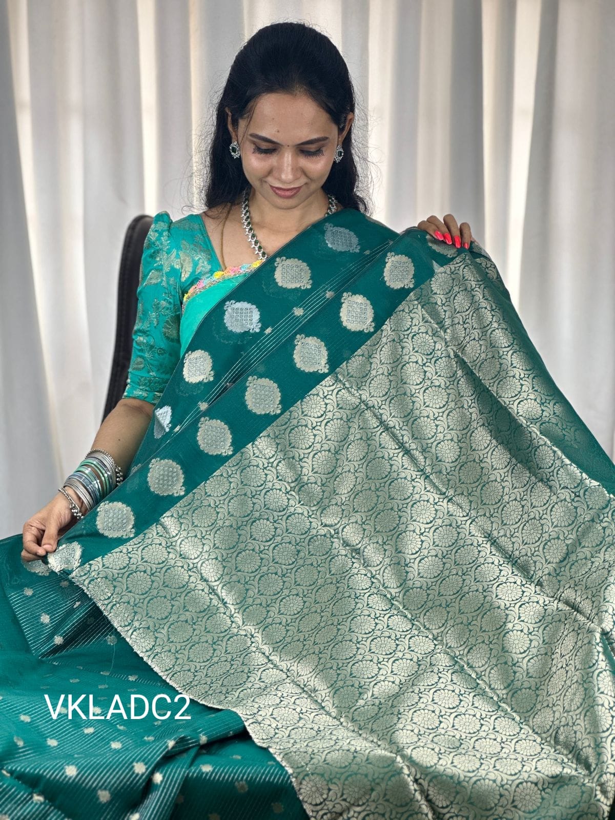 Silk cotton saree sold❌