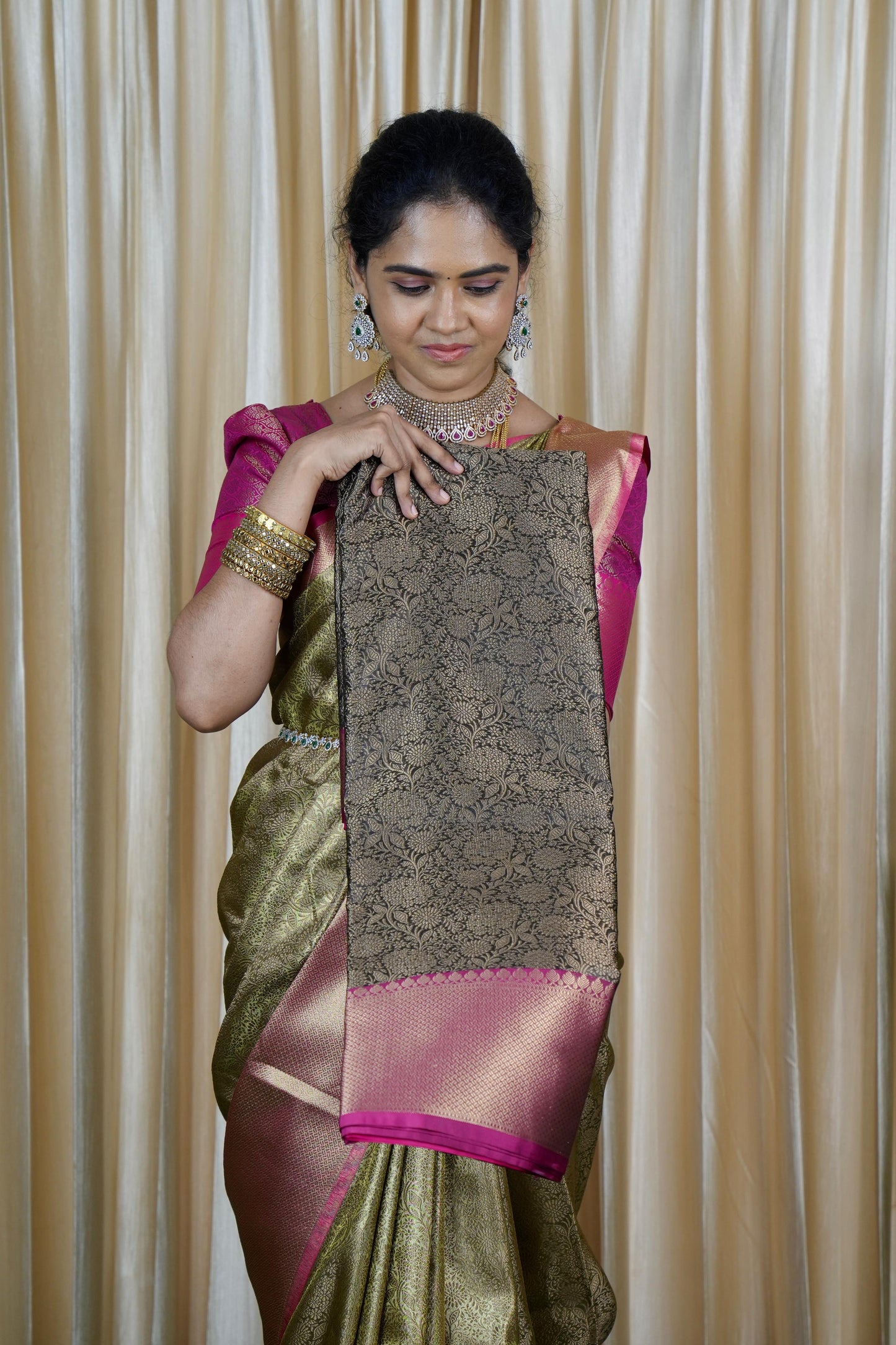 Soft kattan saree🥰😎