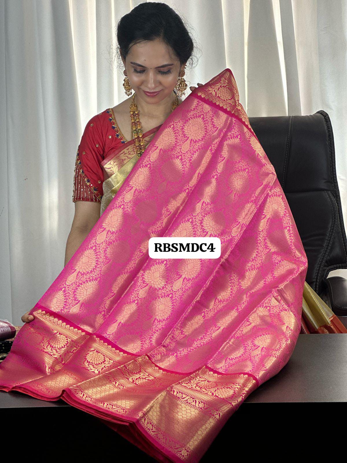 Soft Katan semi silk saree ⌛