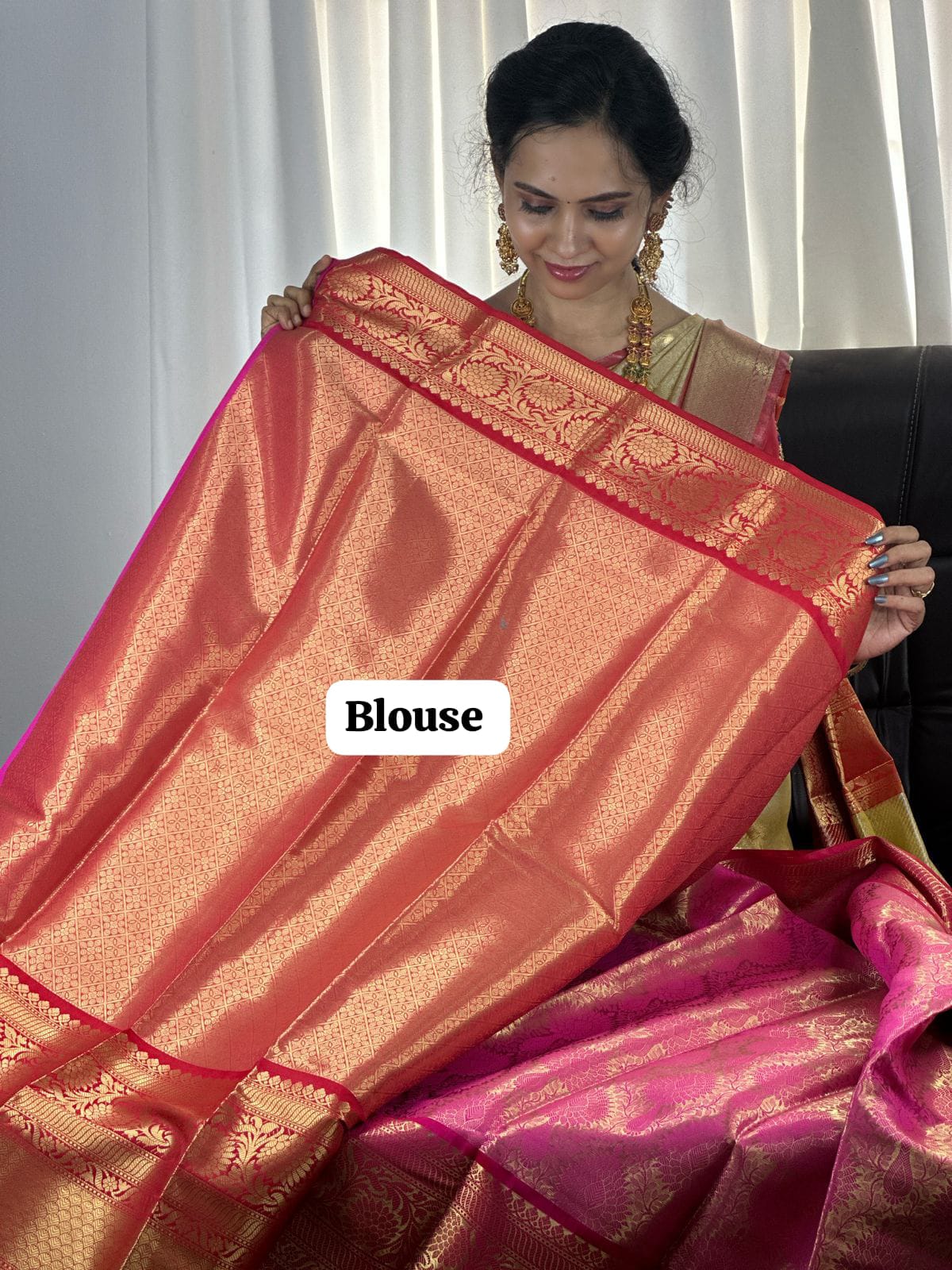 Soft Katan semi silk saree ⌛