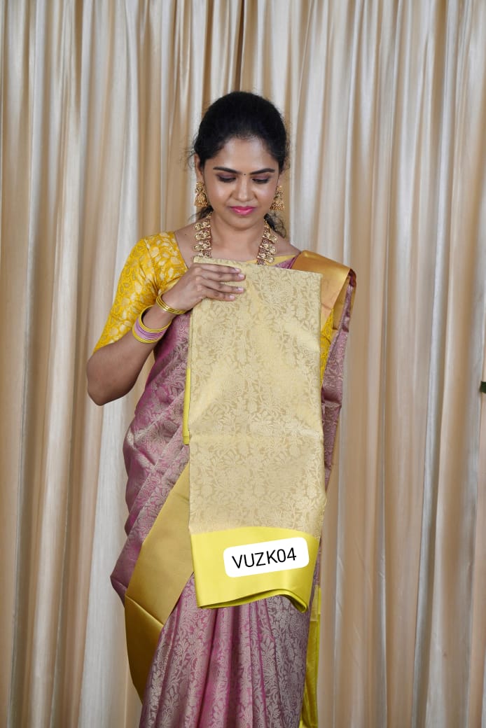 Katan silk saree Gold🥰😎