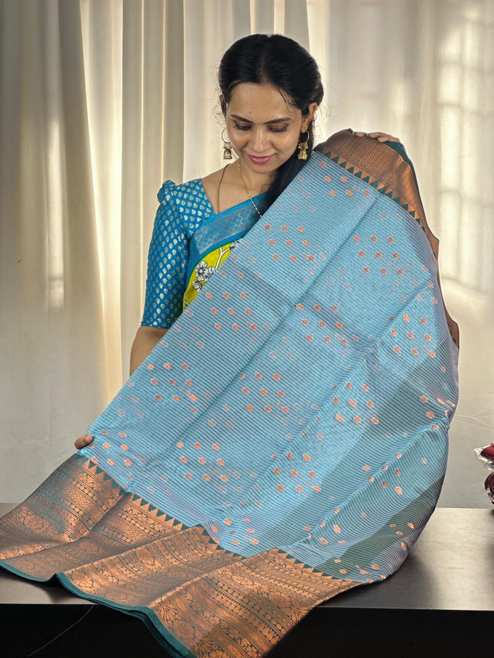 Tissue semi silk sarees at unbelievable prices