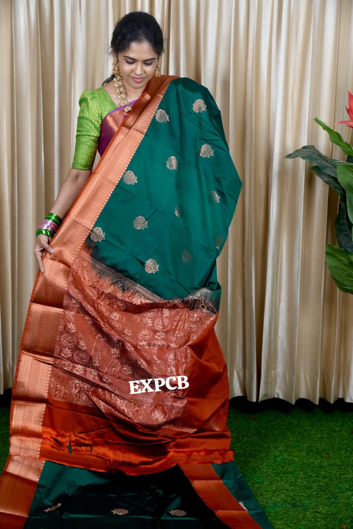 Semi silk saree sold ❌