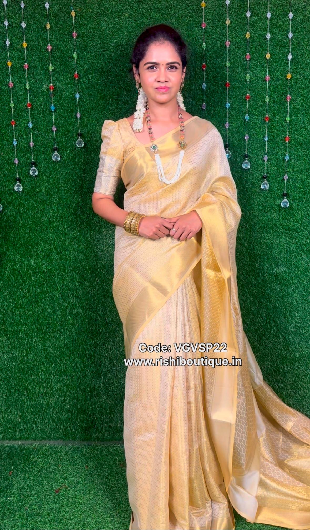 Nayanthara inspired soft katan sarees shade❌