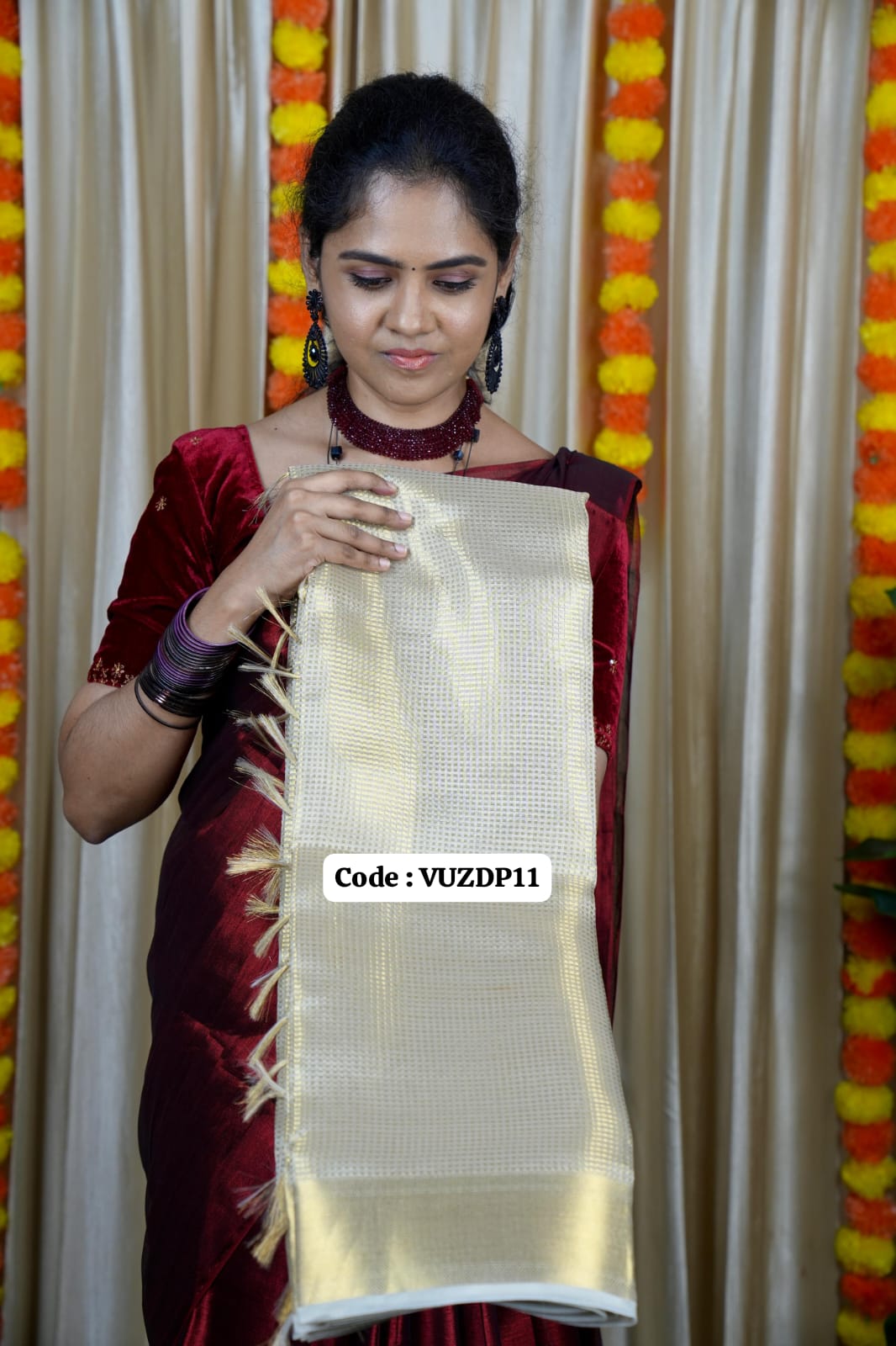 Nayanthara inspired saree shade 4 prebook ❌