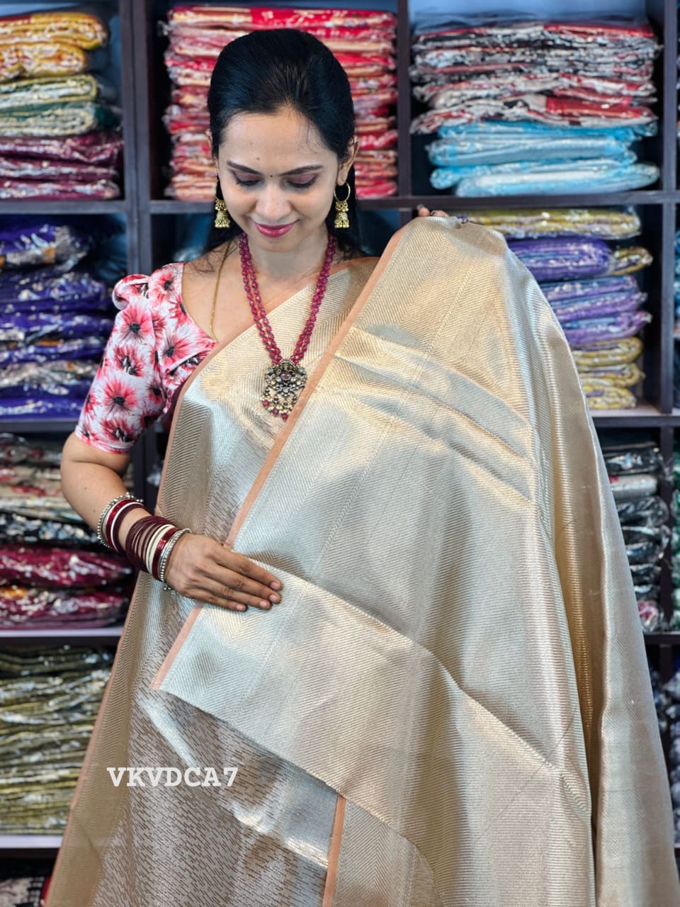 *katan Semi silk saree sai pallavi inspired 🍏🍄