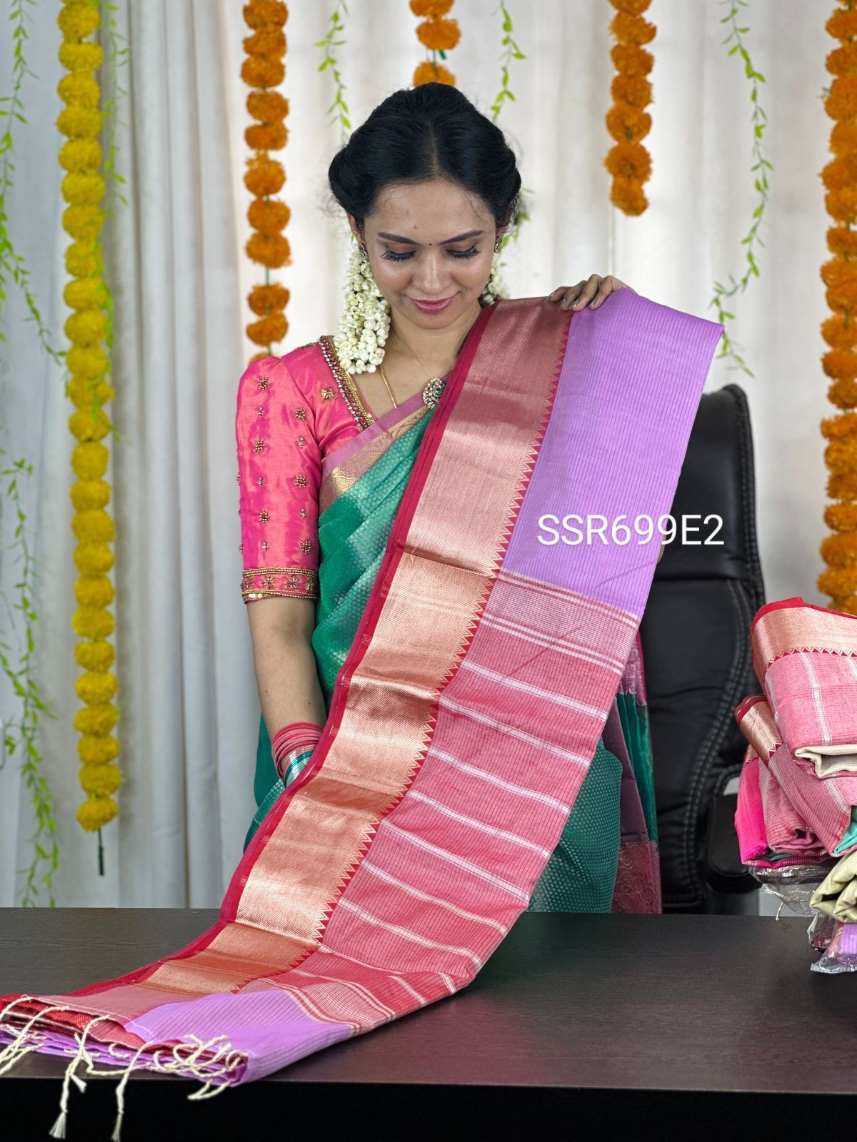 Soft cotton saree sold❌