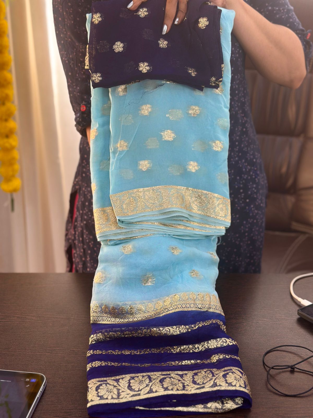 Viscose georgette sareeš„³