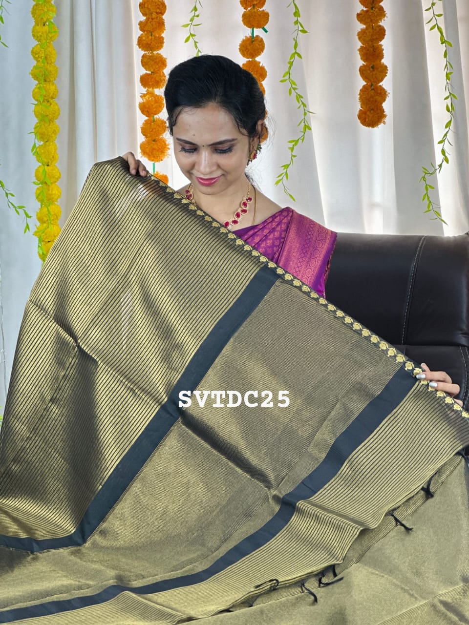 Trisha inspired organza saree.prebook🥳
