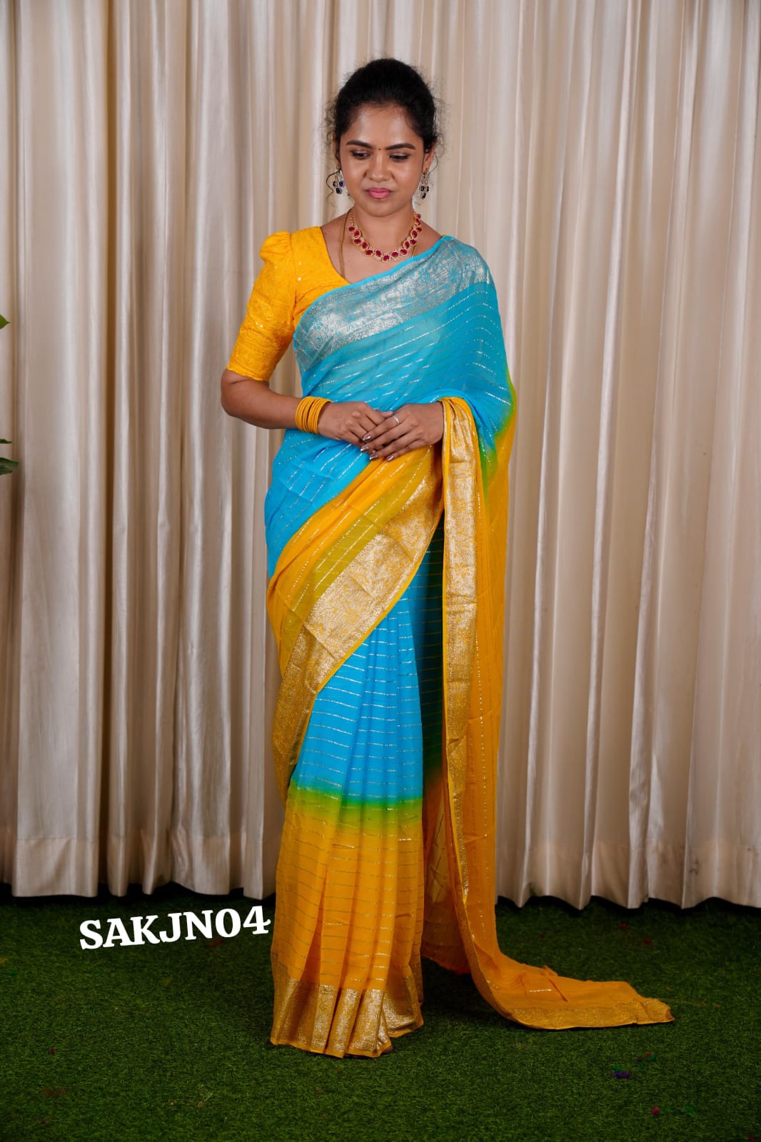 Viscose Georgette saree 🥳