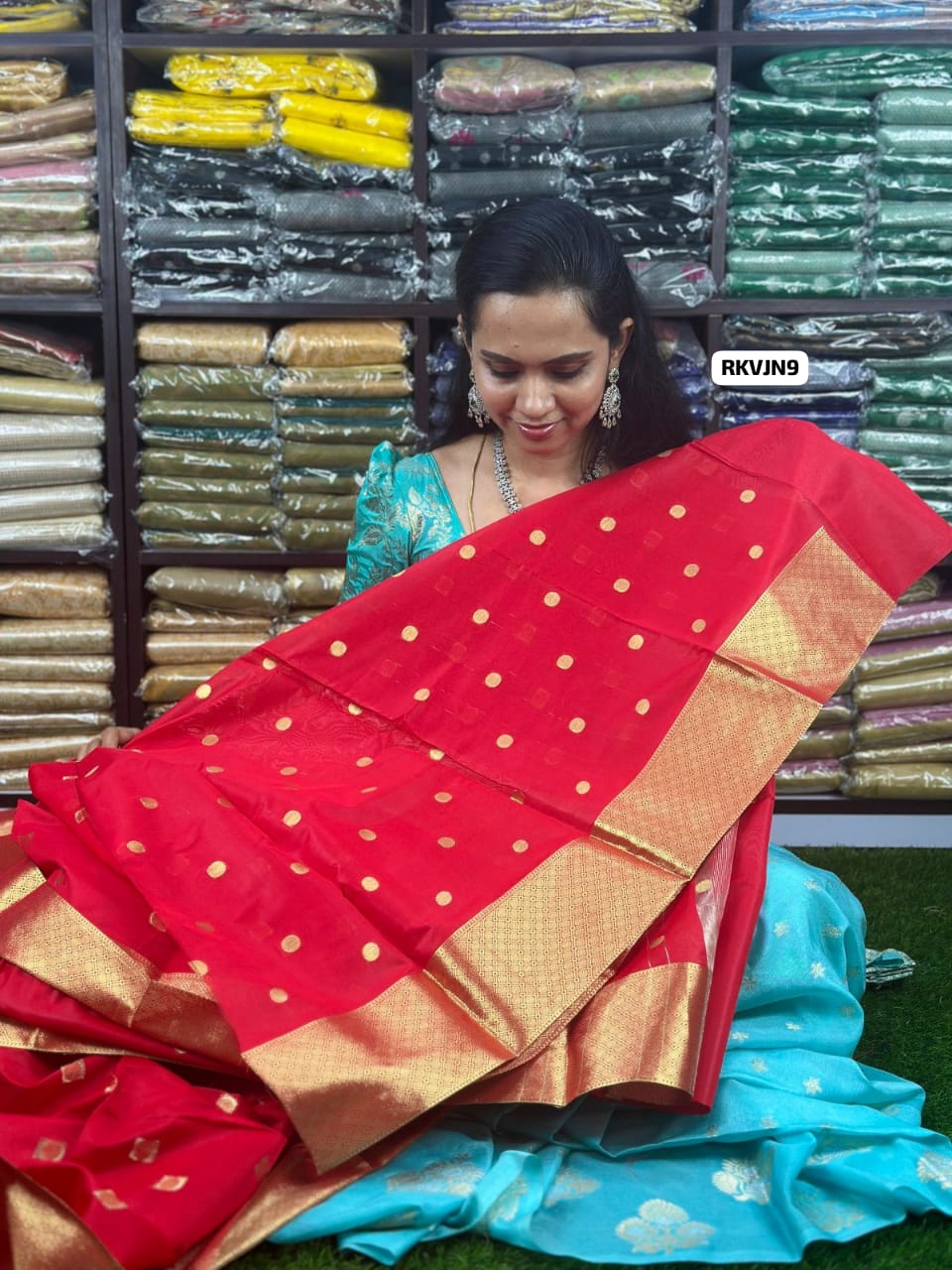 Nayanthara inspired semi silk cotton saree 🥳✅