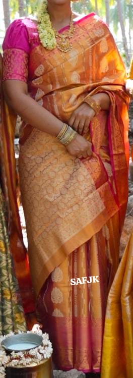 Kanchi inspired semi silk