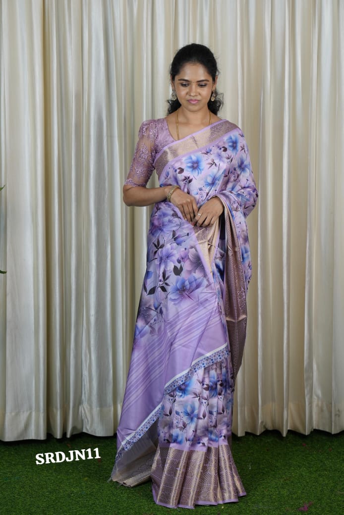 Dola silk saree ( pls note: animal figures in border)❌