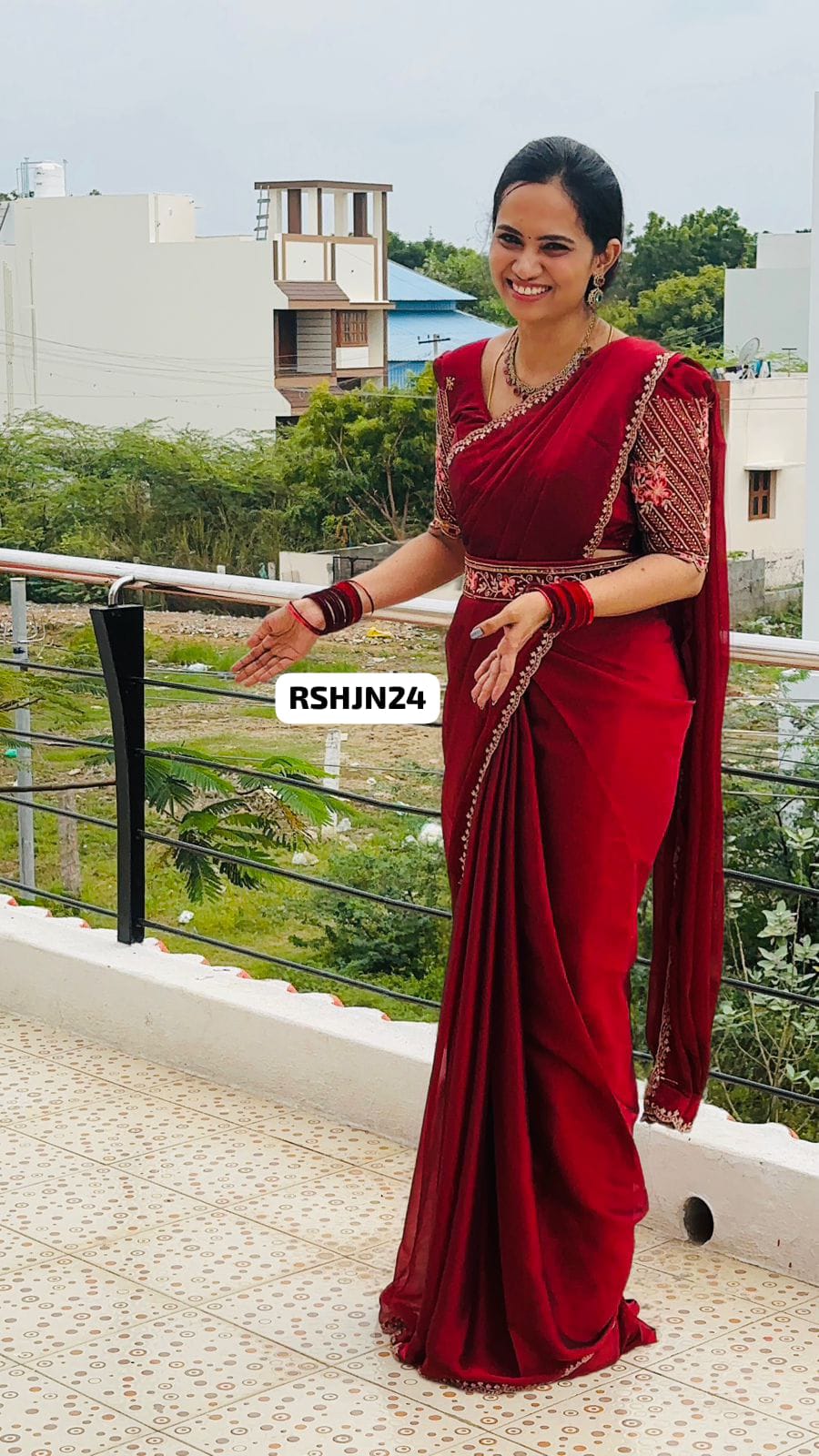 Manju warrier inspired shinning chinnon saree ❌