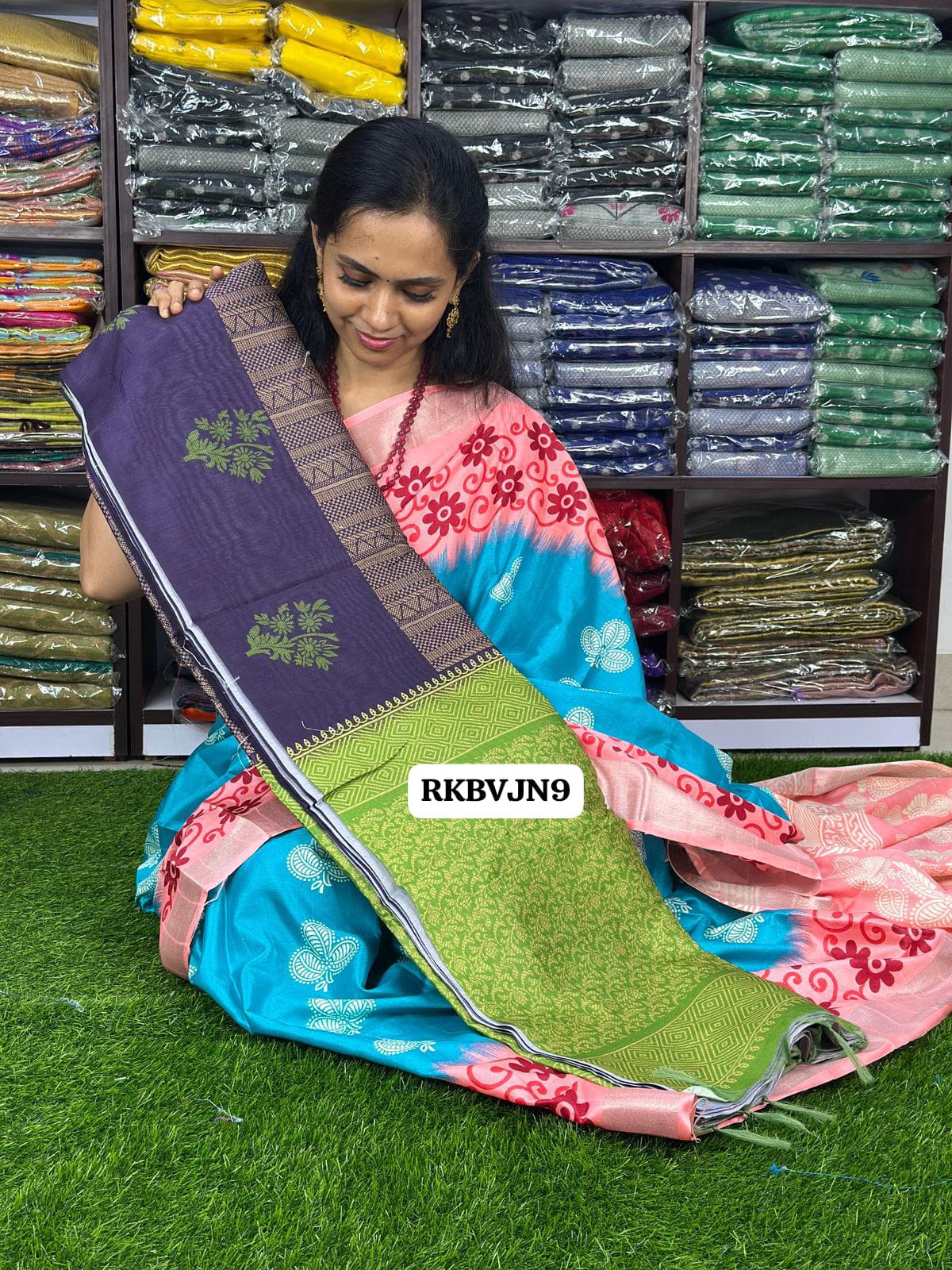 Classy cotton mix saree sold❌