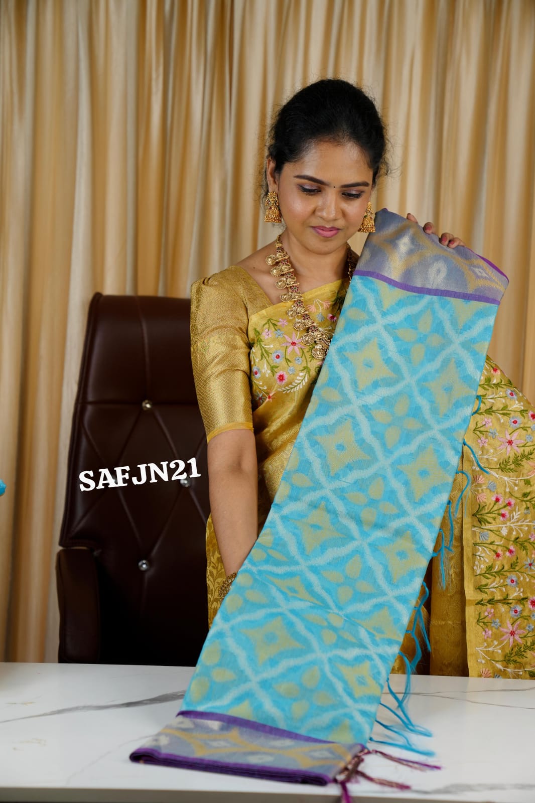 Soft cotton saree sold❌