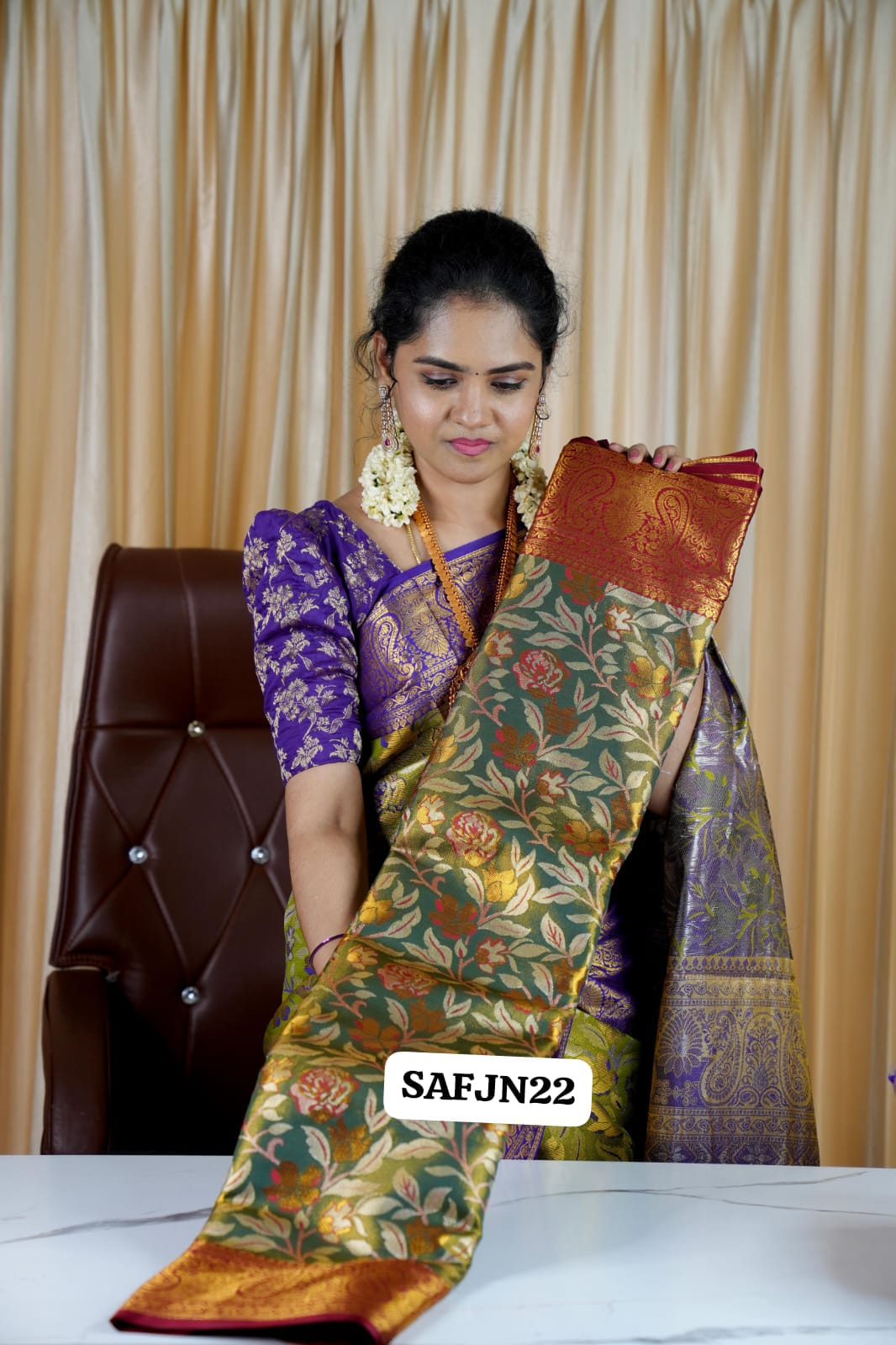 Kanchipuram inspired sareeš¤