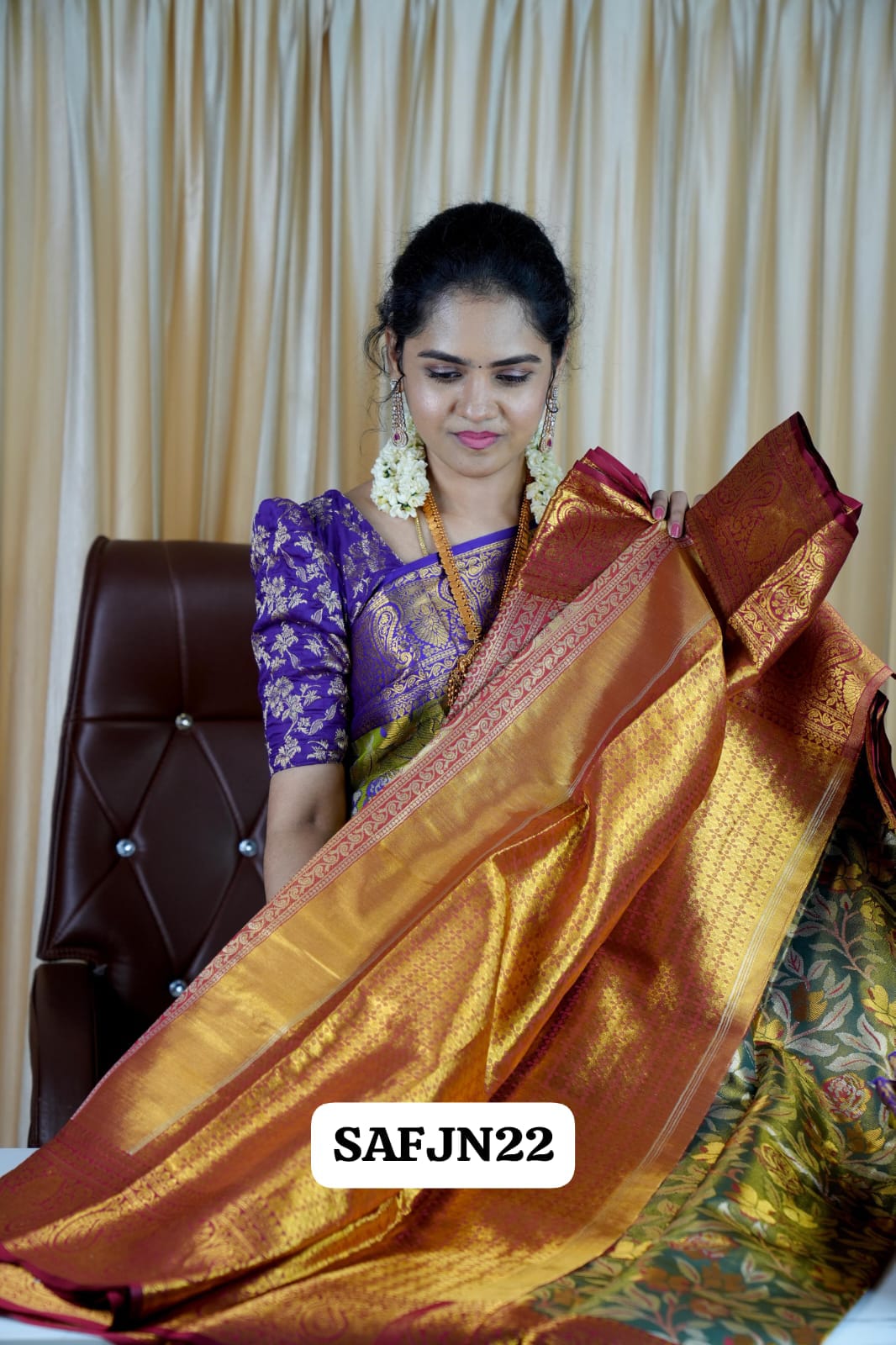 Kanchipuram inspired sareeš¤