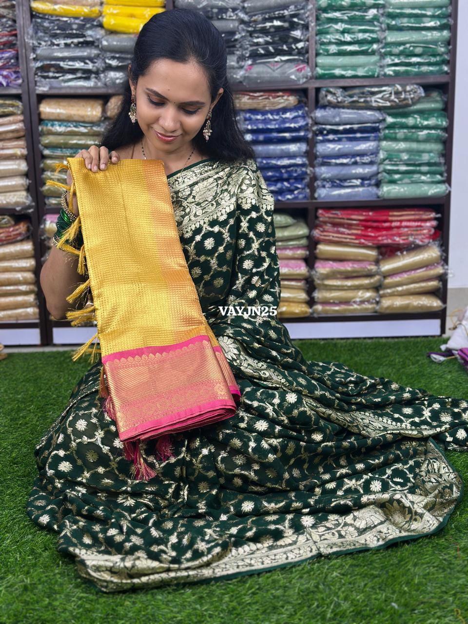 Katan tissue saree offerđ¤