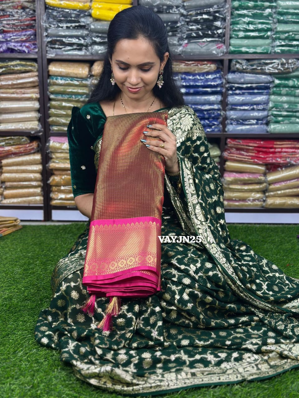 Katan tissue saree❌