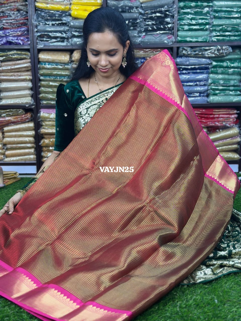 Katan tissue saree❌