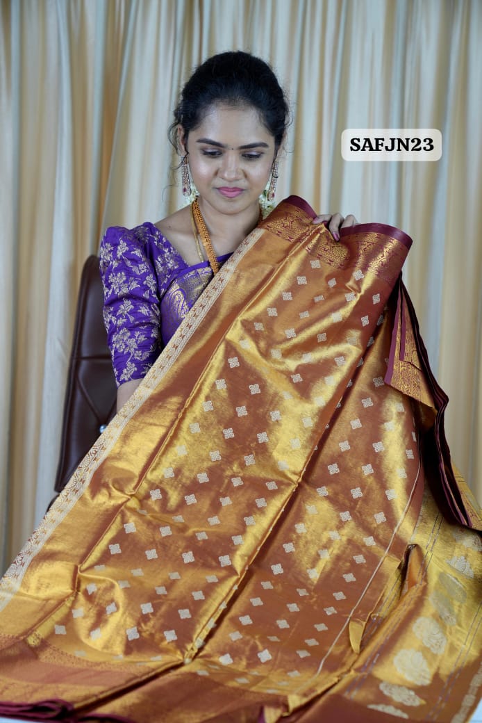 Kanchipuram inspired saree❌