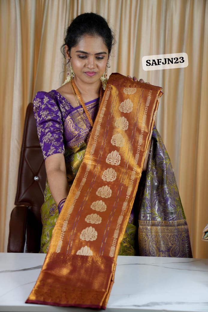 Kanchipuram inspired saree❌