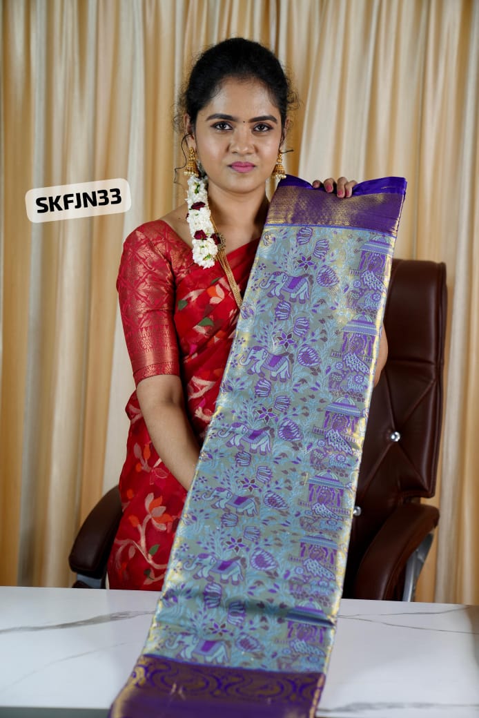 Kanchi semi silk sareeš„³