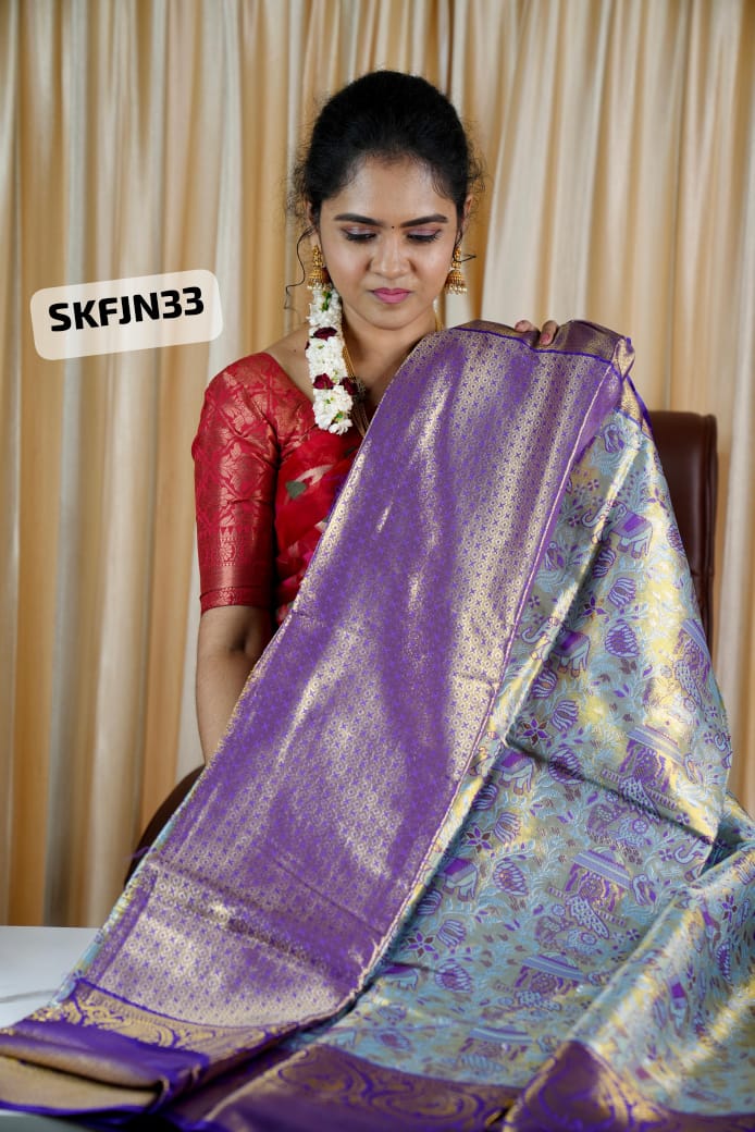 Kanchi semi silk sareeš„³