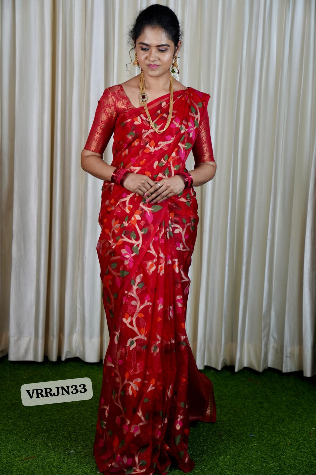 Organza saree 🥳