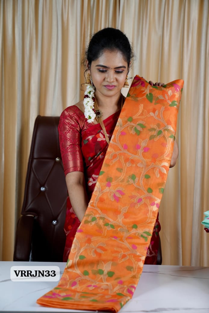 Organza saree 🥳