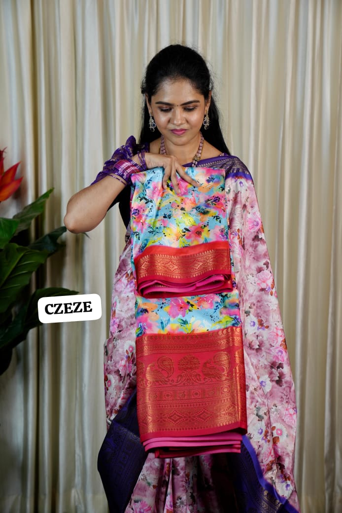 Digital print saree 🥳