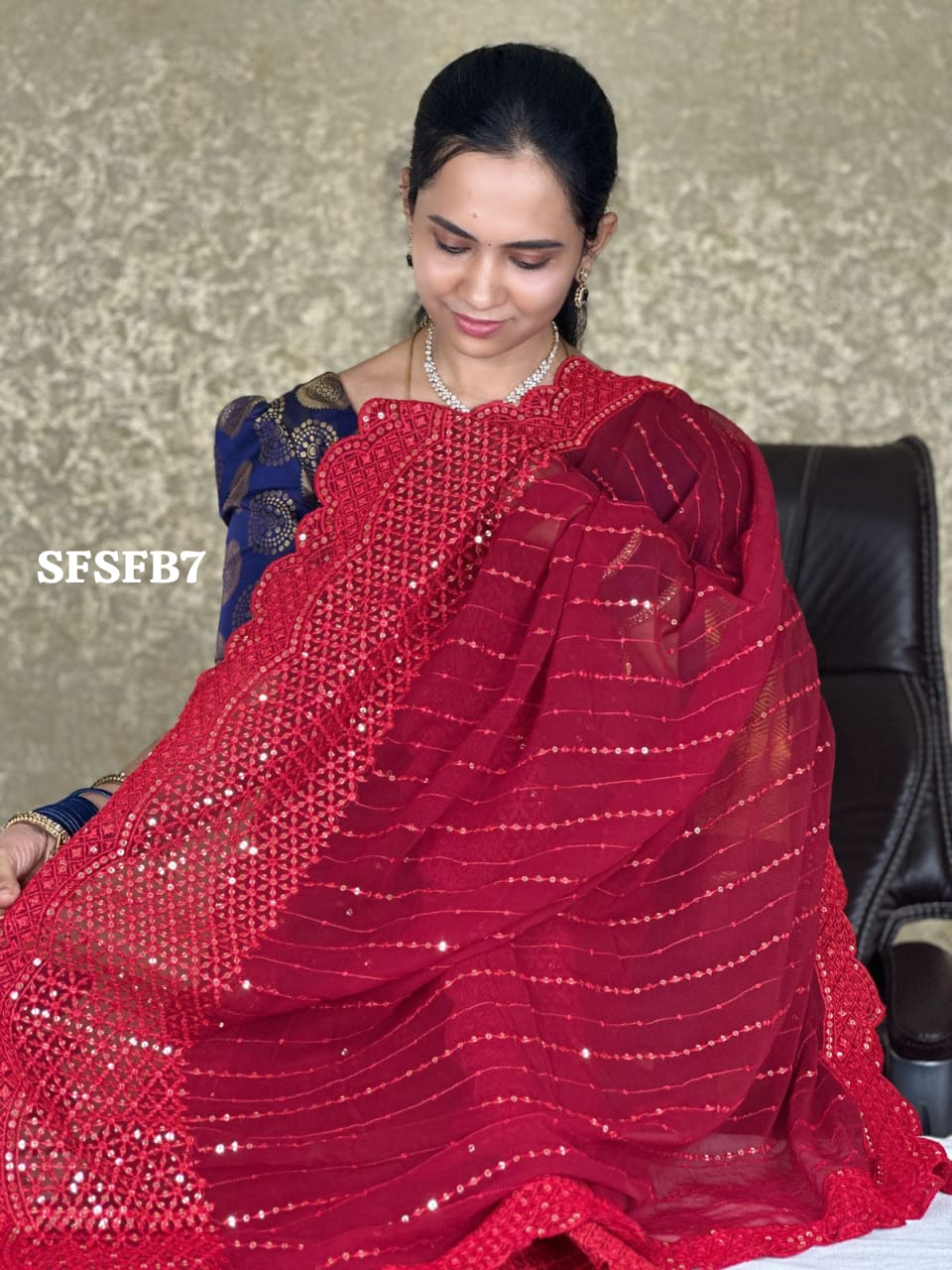 Premium party wear saree with full work 🥳 prebook