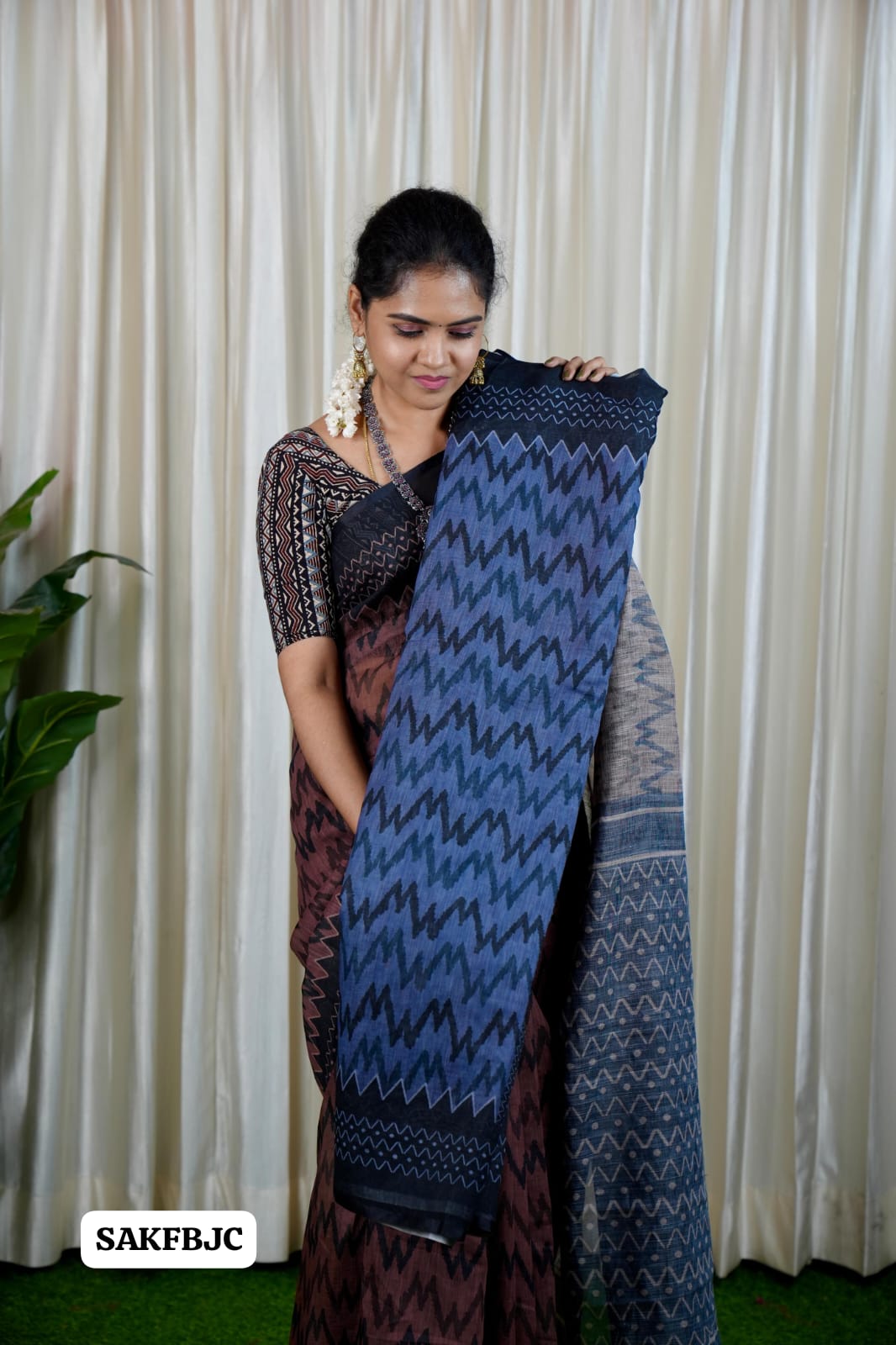 Jute cotton sareeš„³