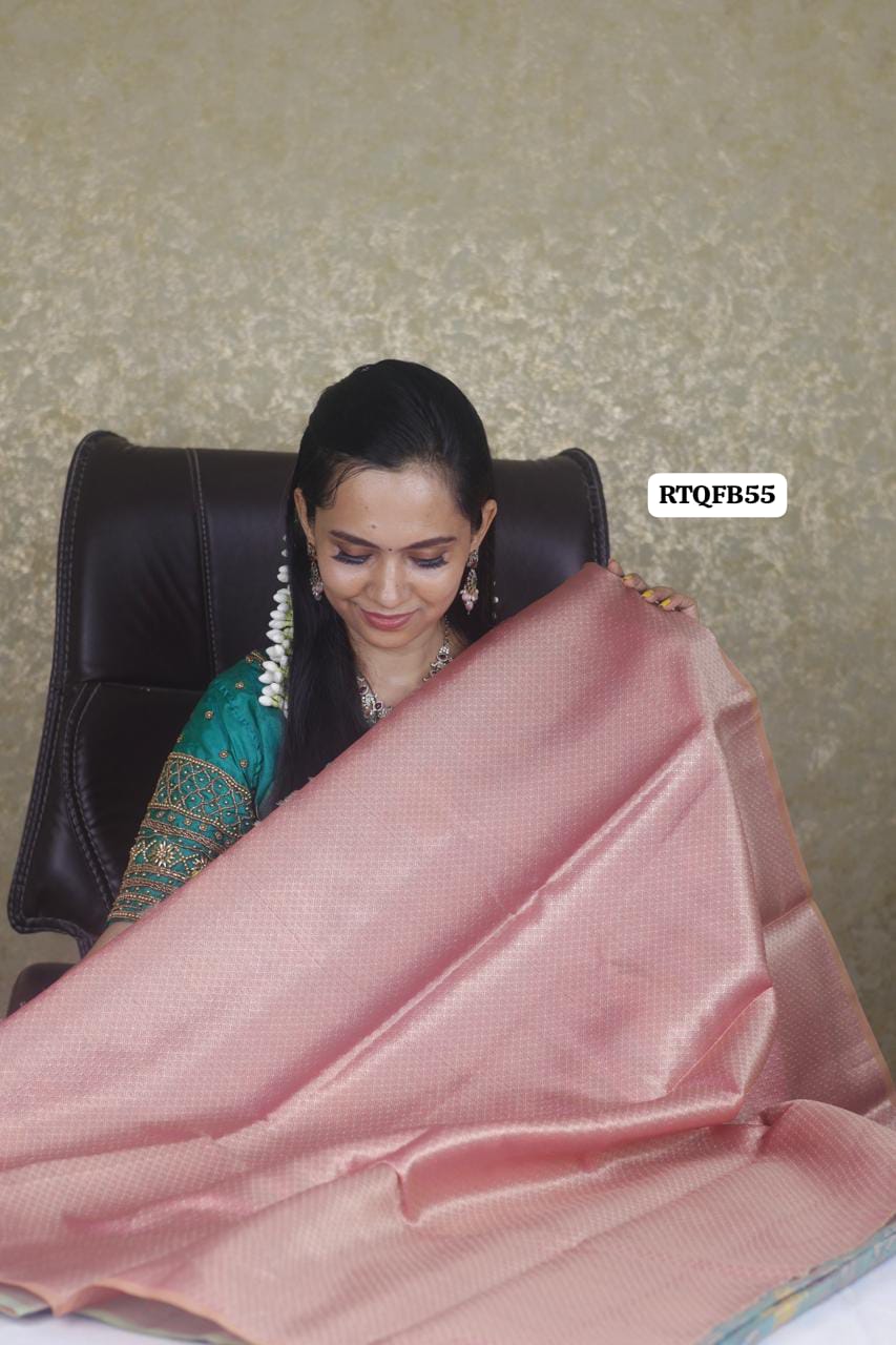 Premium quality shining multiple color katan silk saree❌