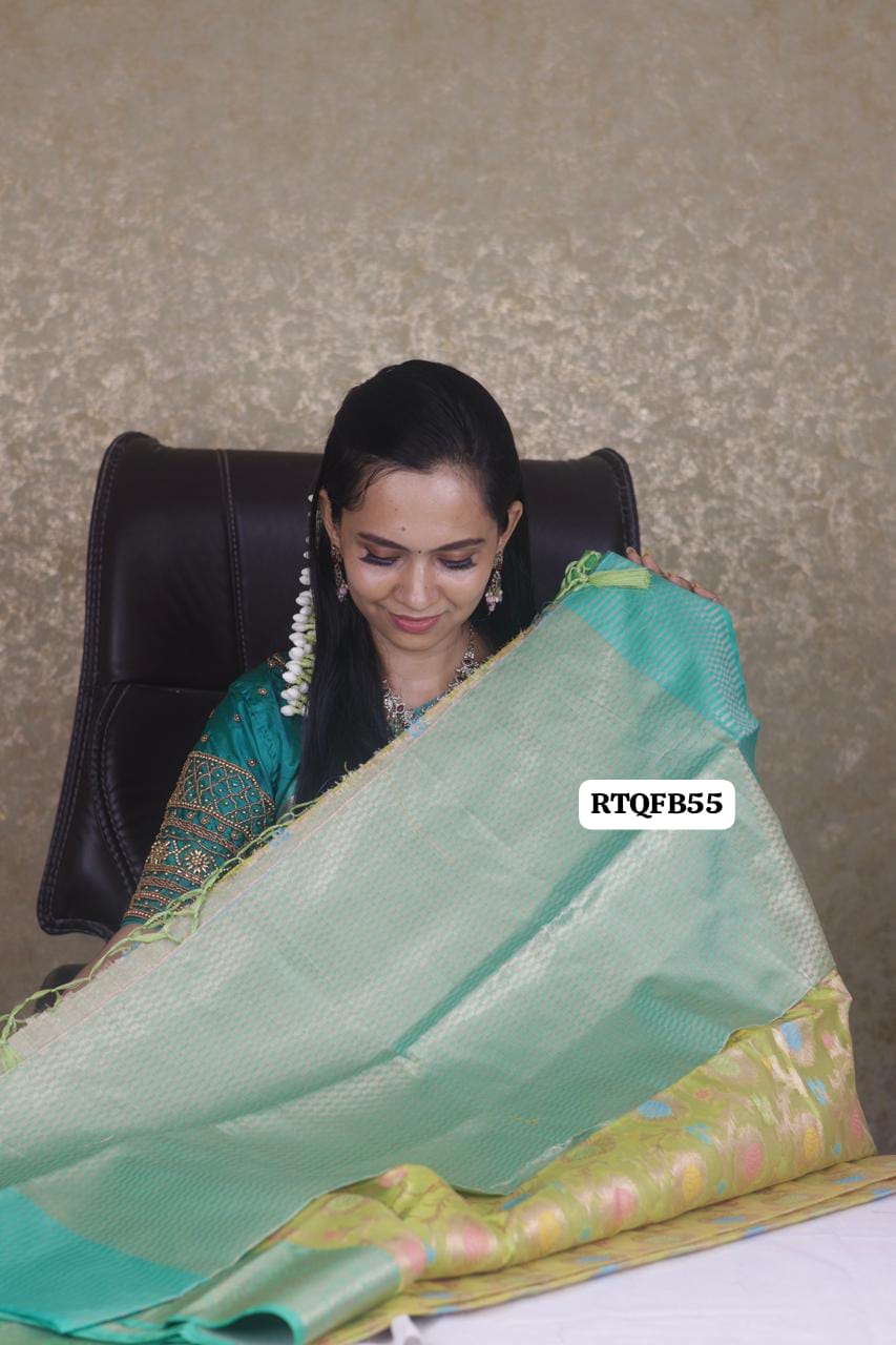 Aadi offer🤩Premium quality shining multiple color katan silk saree 🤗