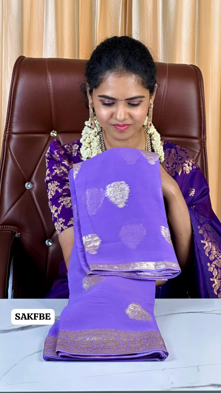 Viscose georgette sarees 🥳✅