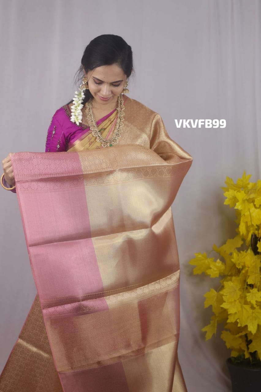 Bridal katan semi silk saree ⌛