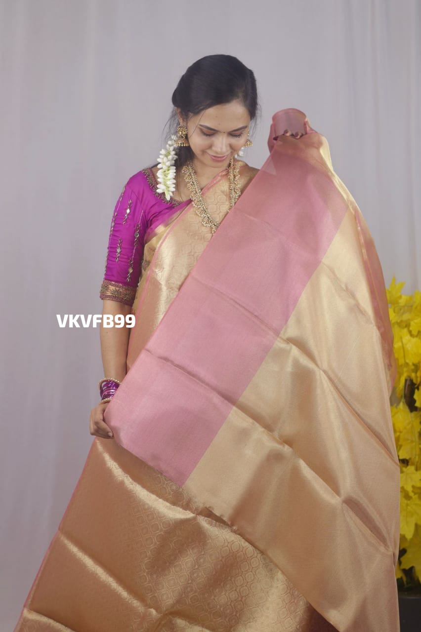 Bridal katan semi silk saree ⌛