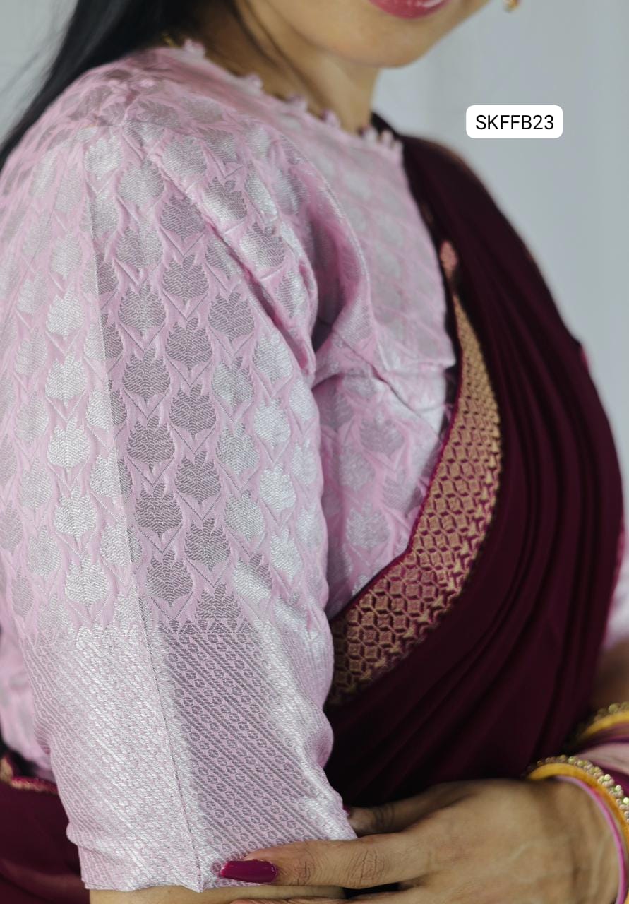 Jacquard lehenga choli Stitched Lehenga❌