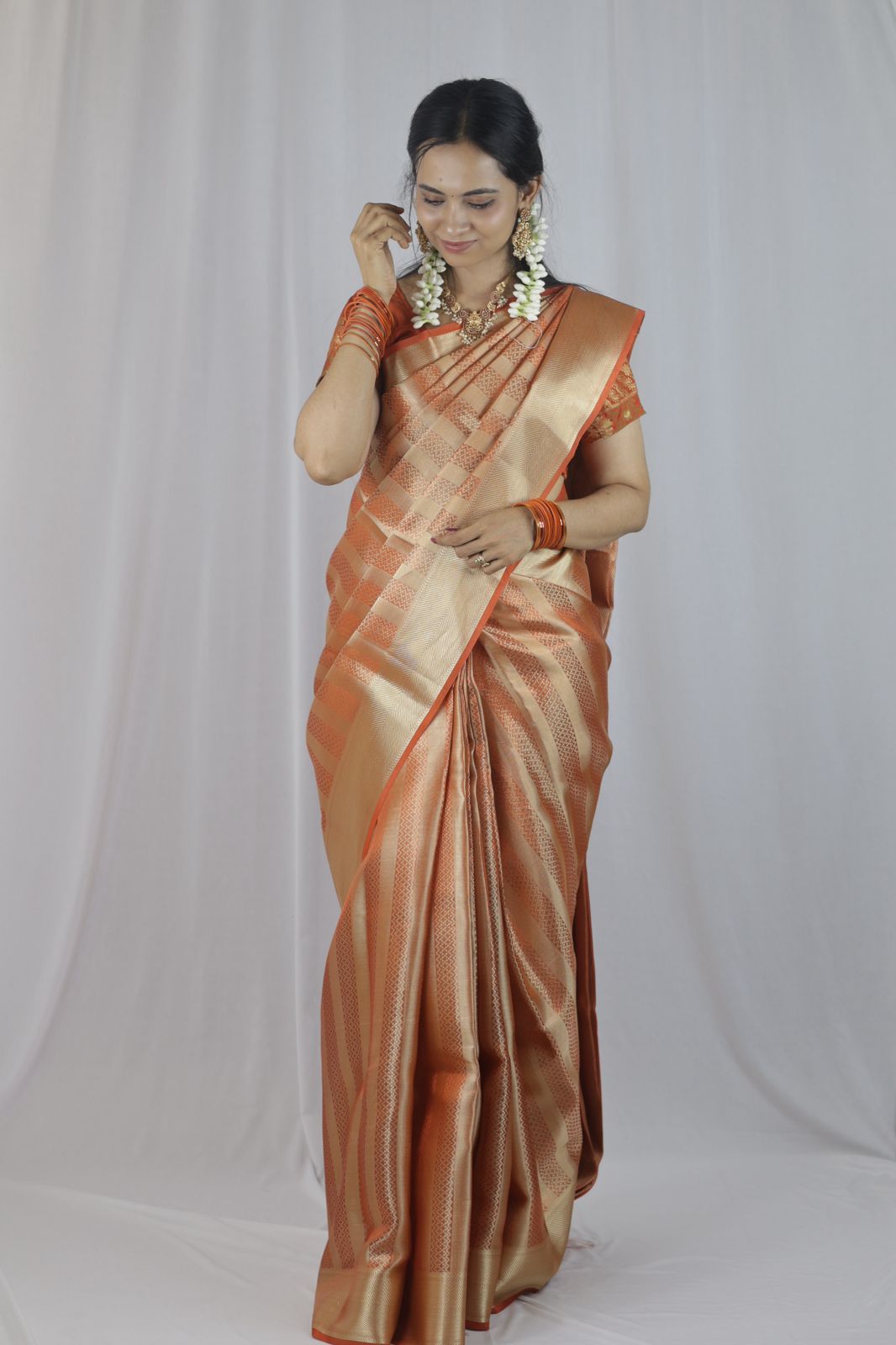 Tissue semi silks saree ❌