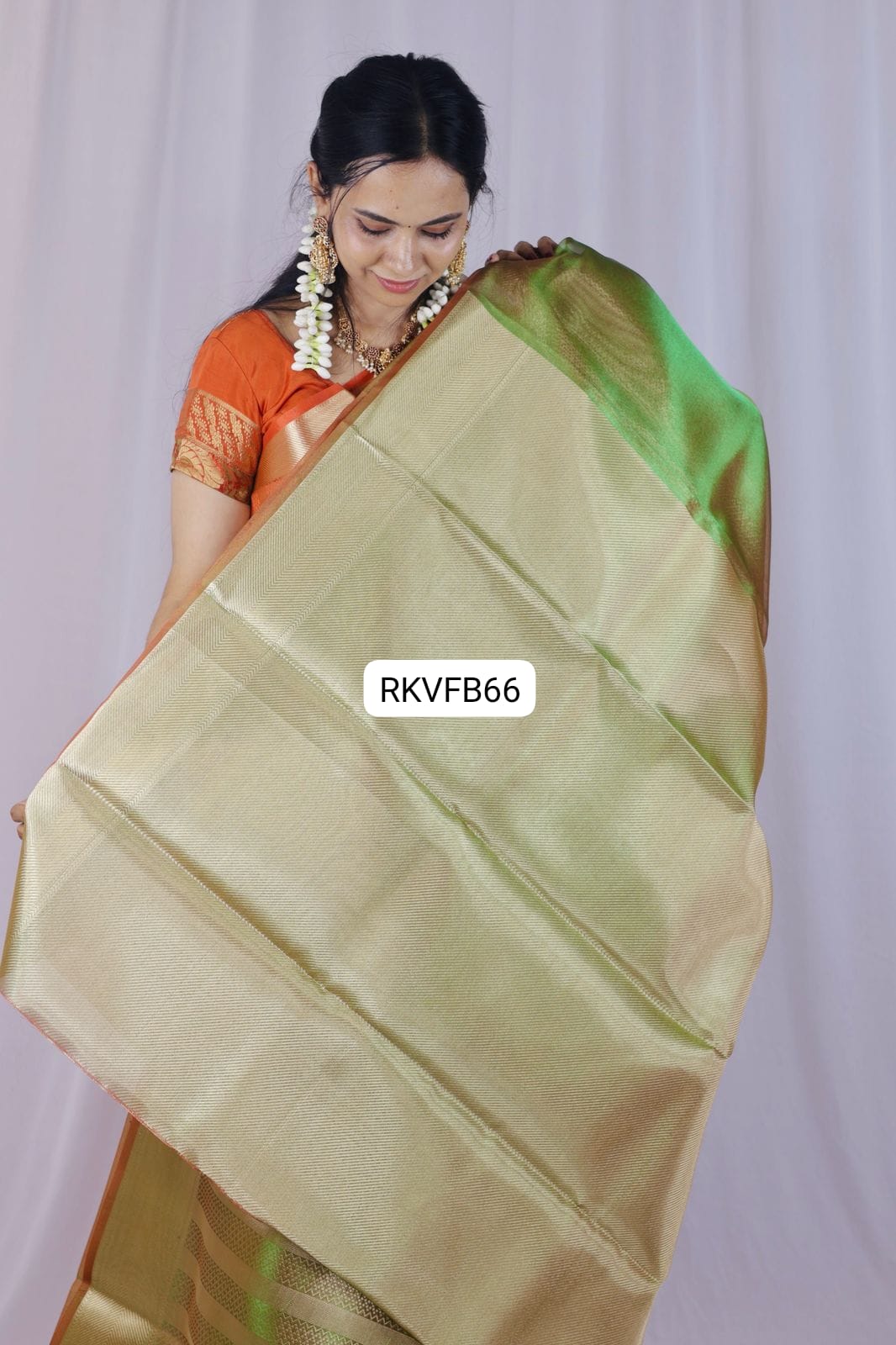Tissue semi silk saree ❌