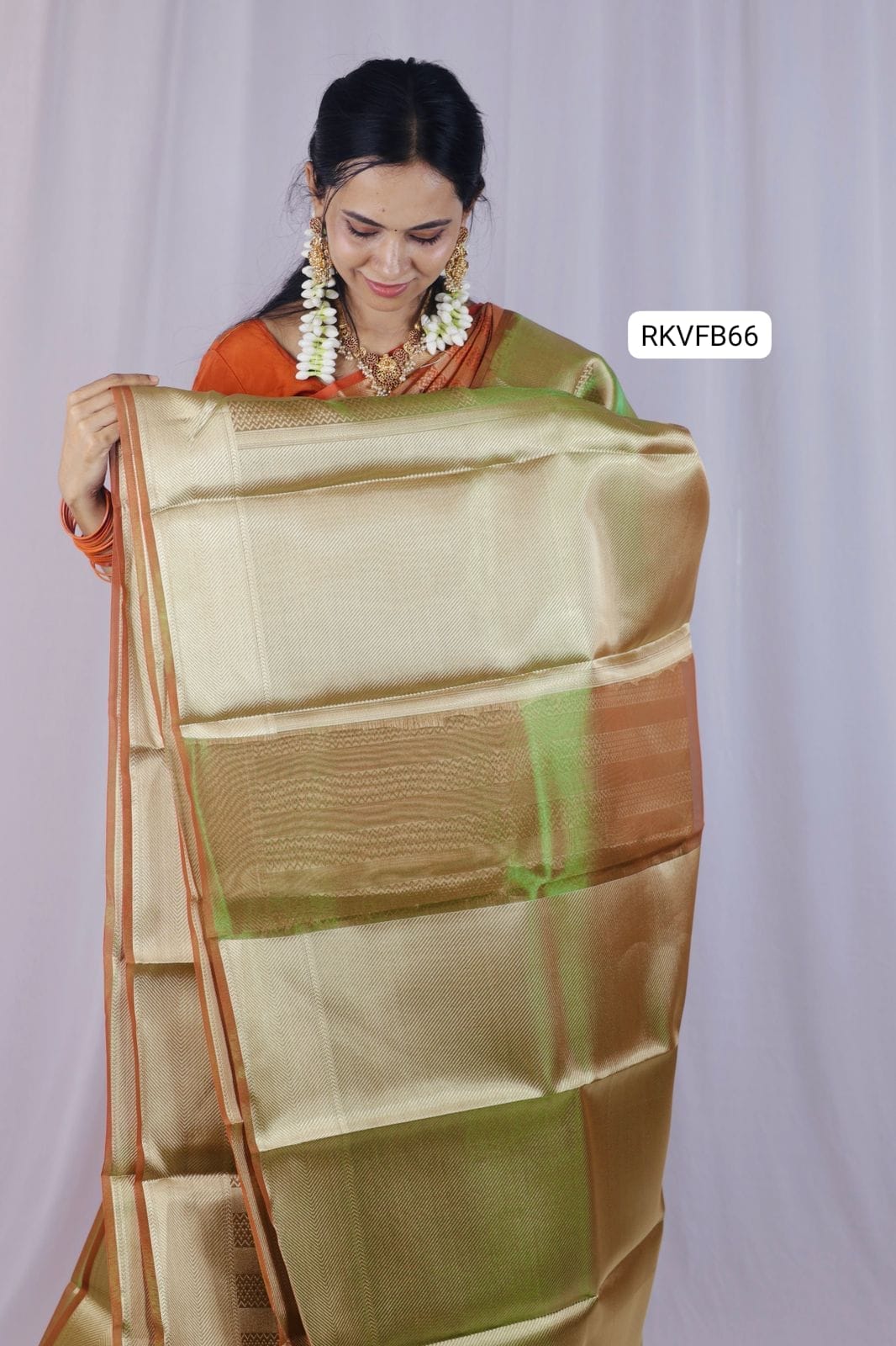 Tissue semi silk saree ❌