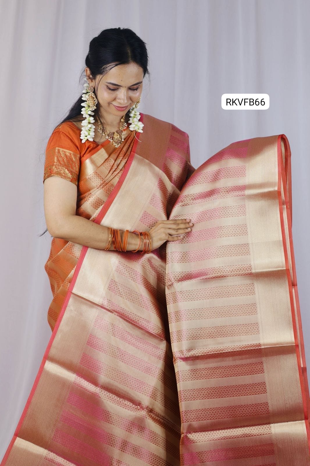 Tissue semi silk saree ❌