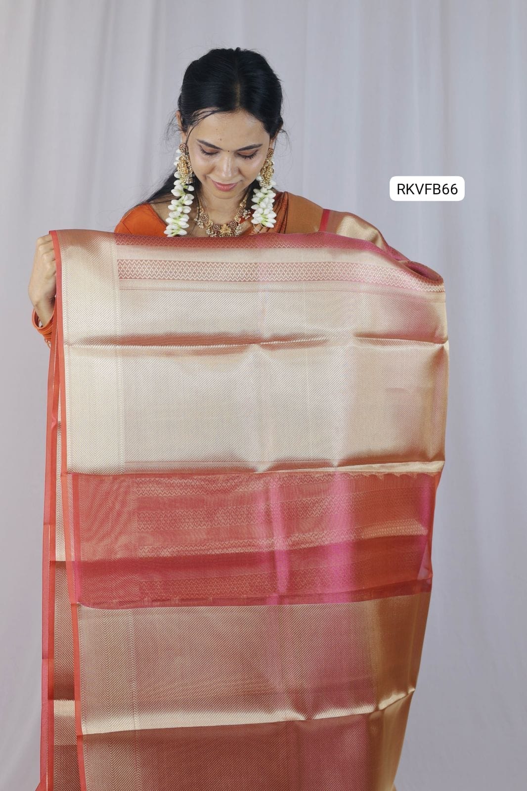 Tissue semi silk saree ❌