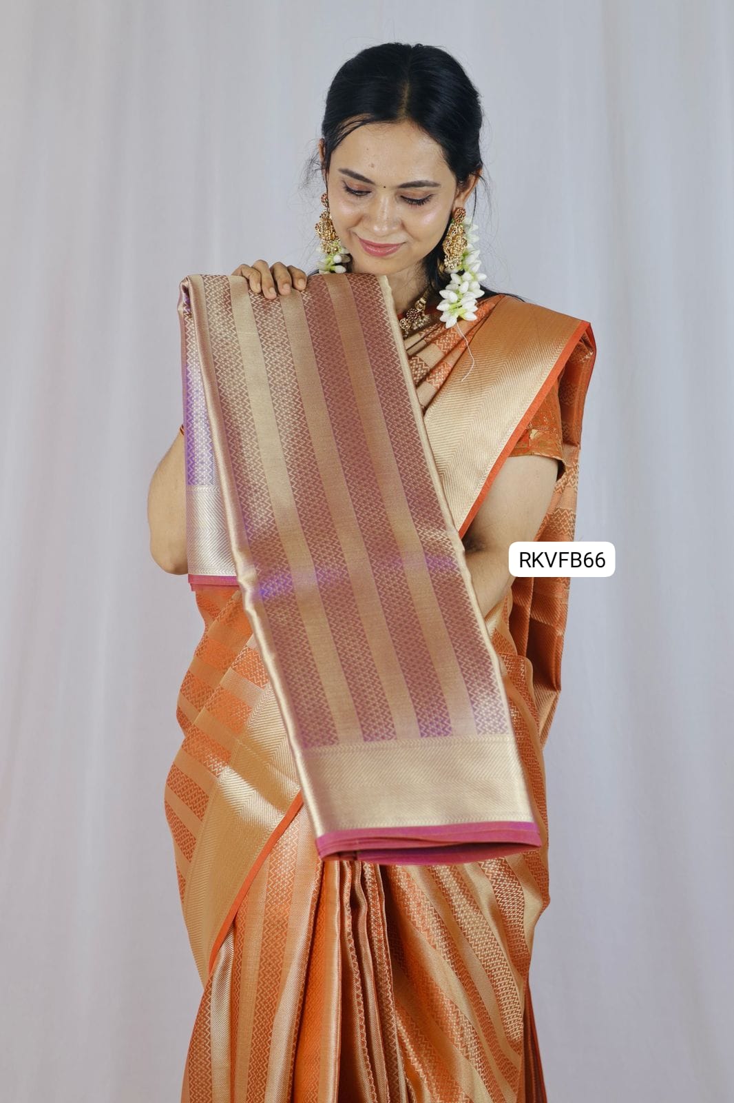 Tissue semi silk saree ❌
